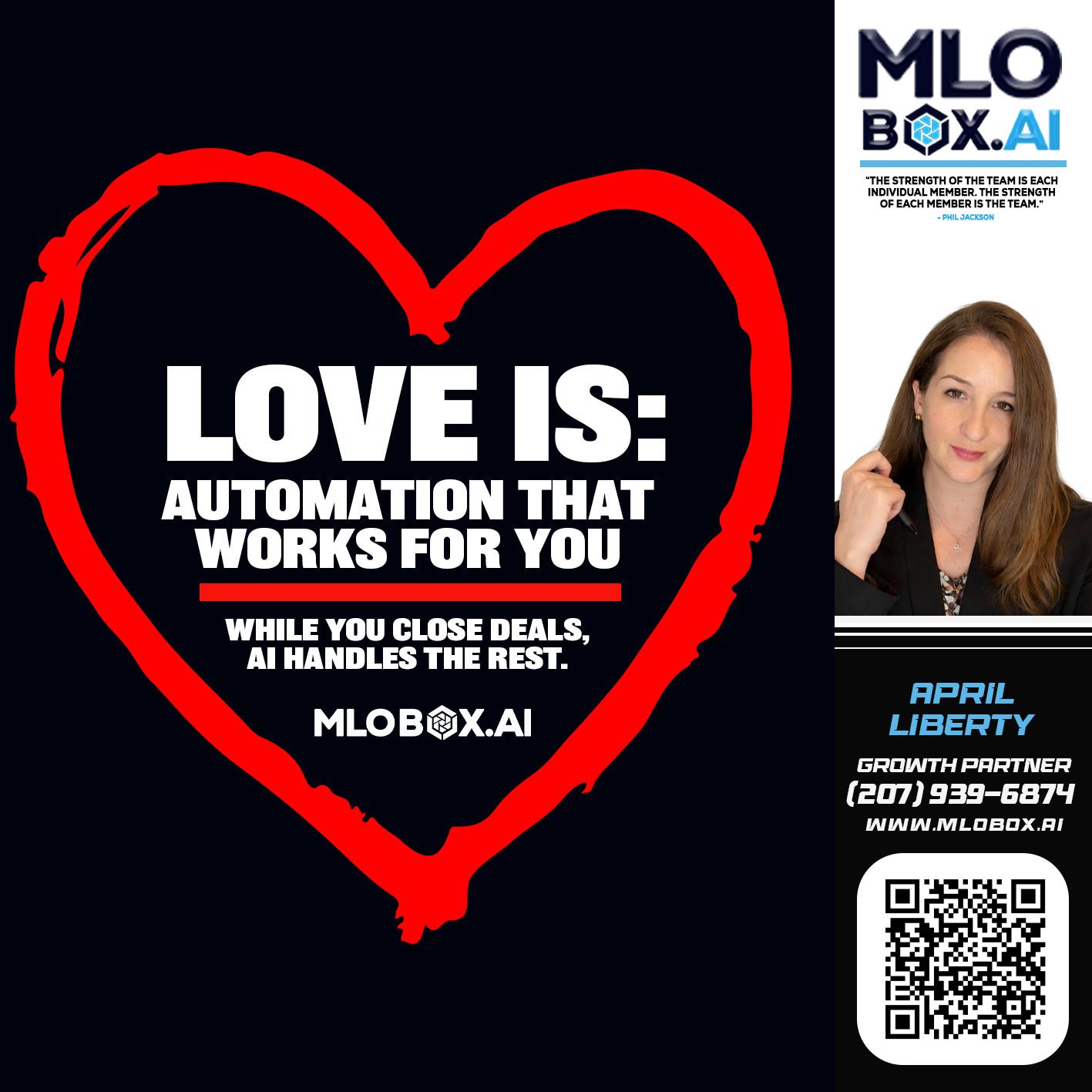 love is - April Liberty -Mortgage Loan Originator