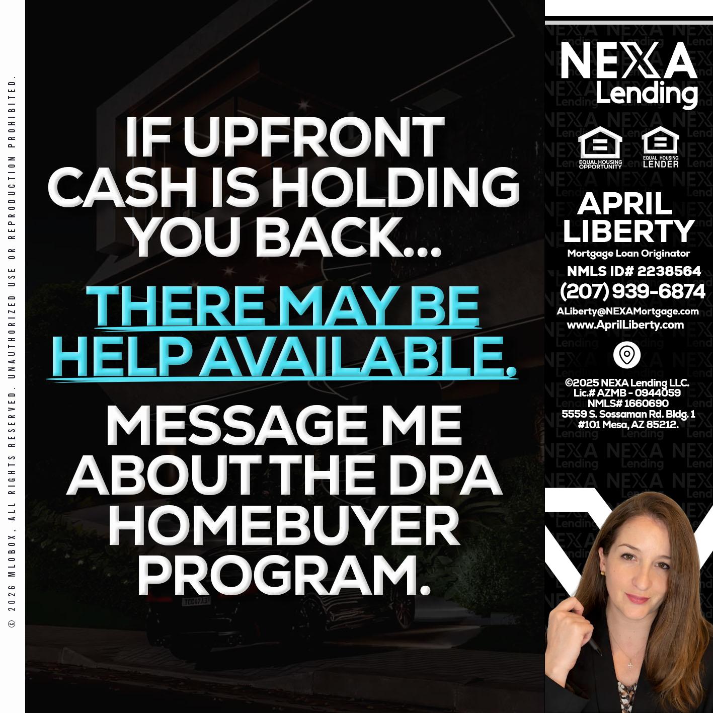 IF UPFRONT - April Liberty -Mortgage Loan Originator