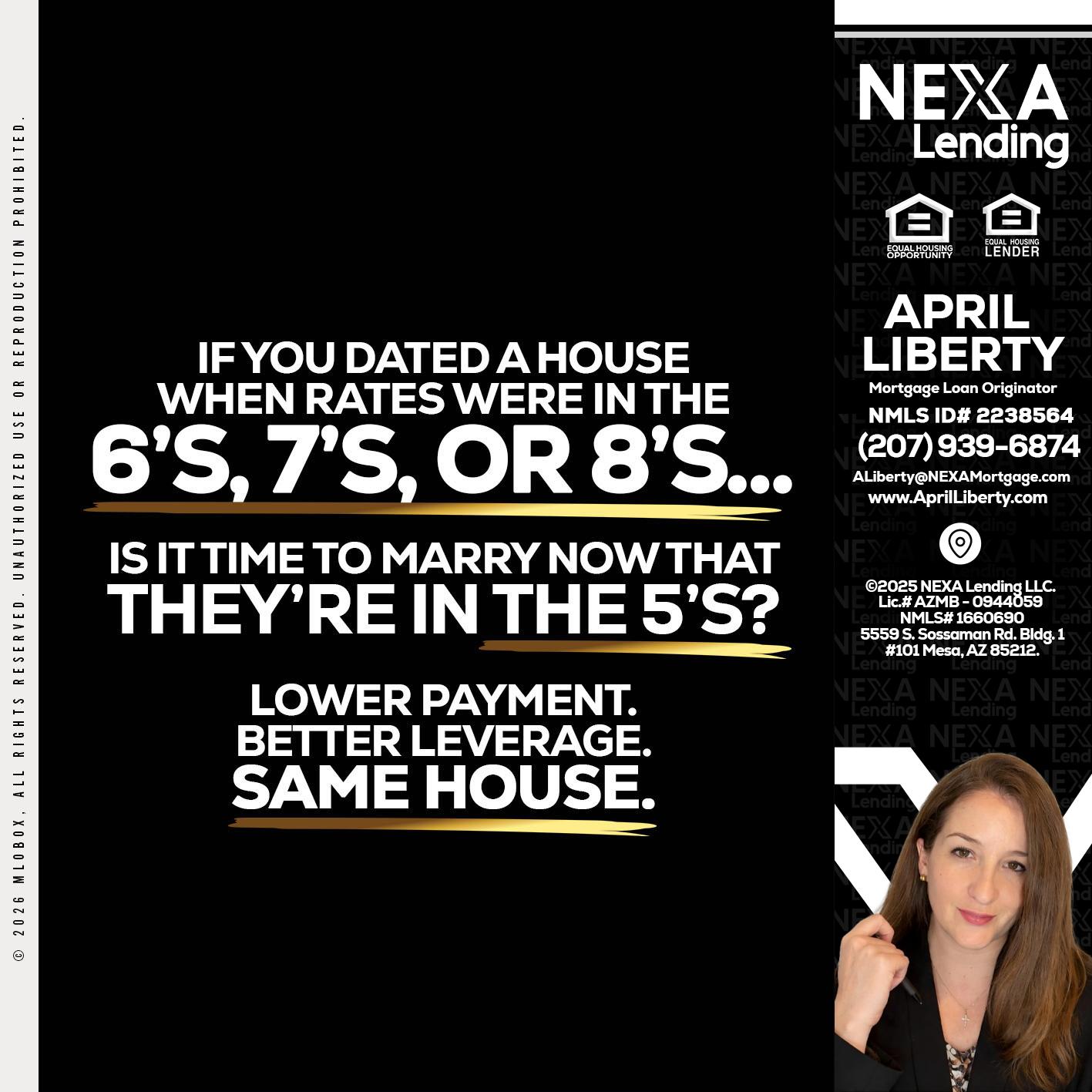 if you dated a house - April Liberty -Mortgage Loan Originator