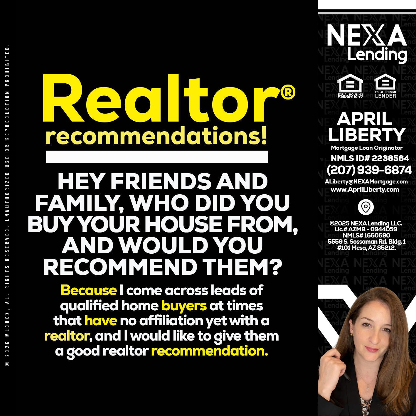 REALTOR - April Liberty -Mortgage Loan Originator