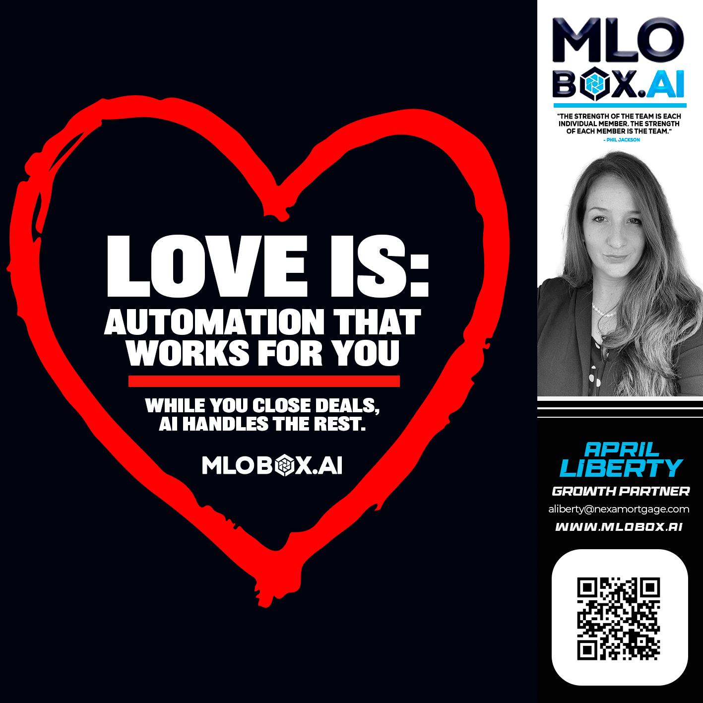 love is - April Liberty -Mortgage Loan Originator