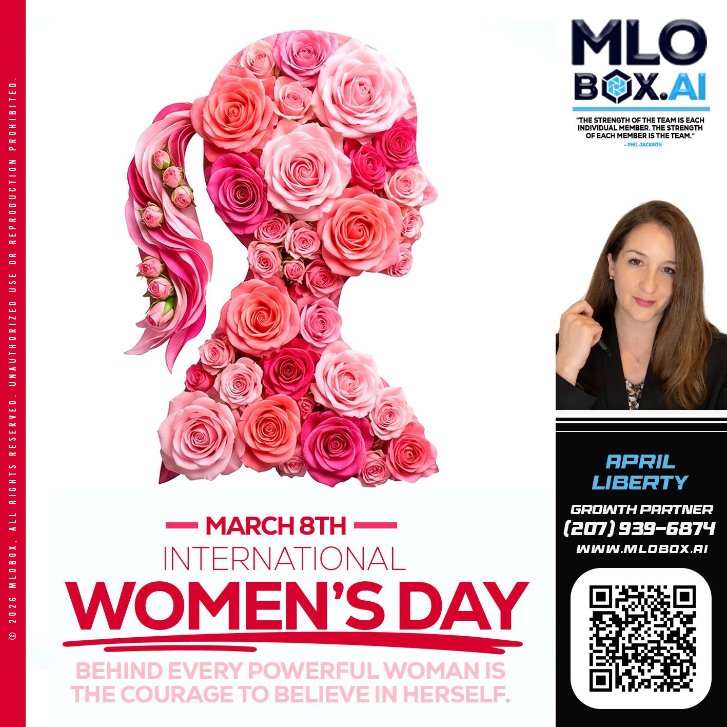 MARCH 8TH - April Liberty -Mortgage Loan Originator