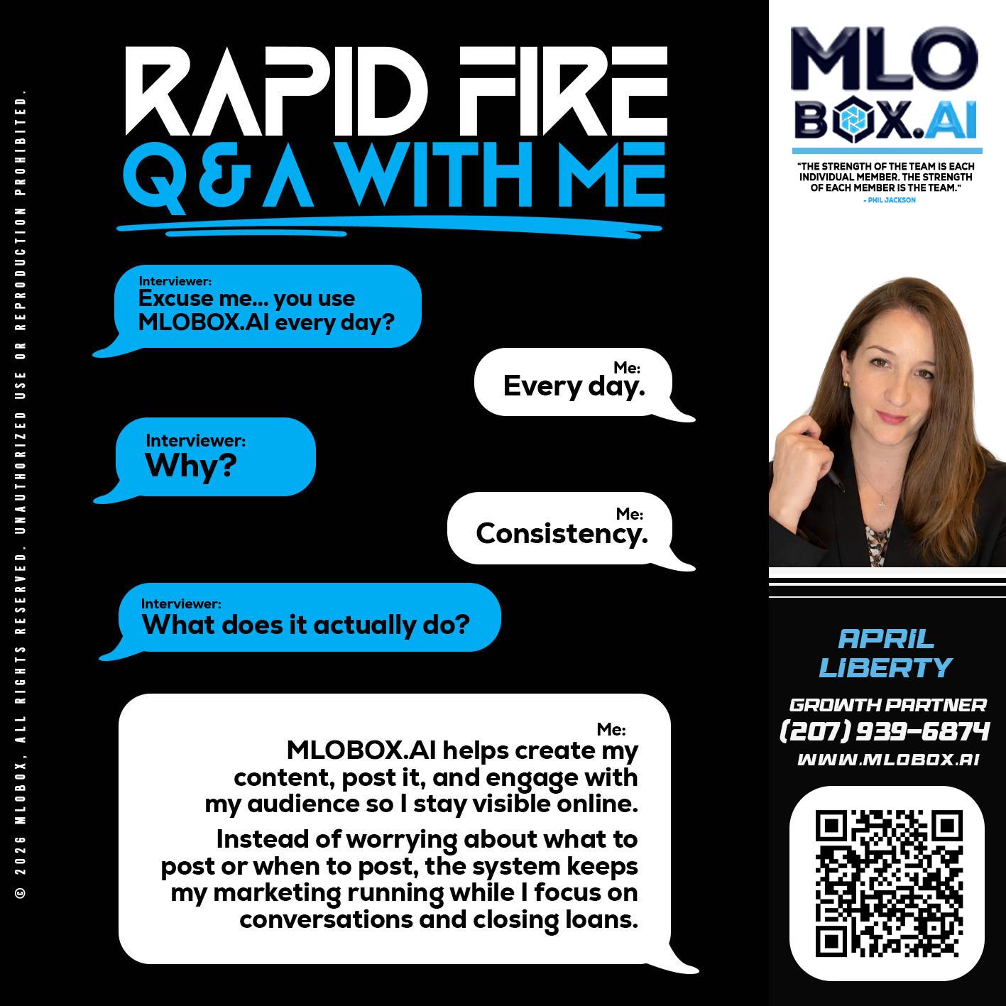 RAPID Q&A - April Liberty -Mortgage Loan Originator