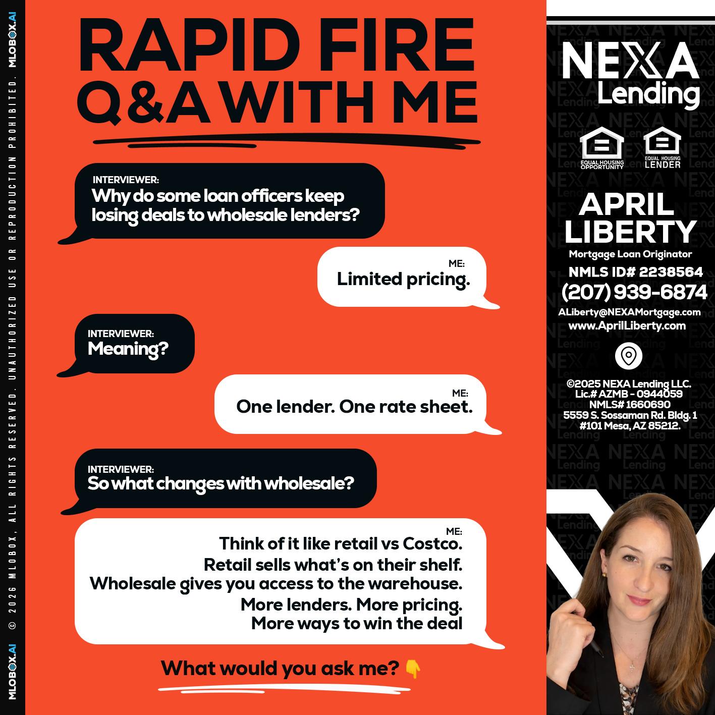 Q&A - April Liberty -Mortgage Loan Originator