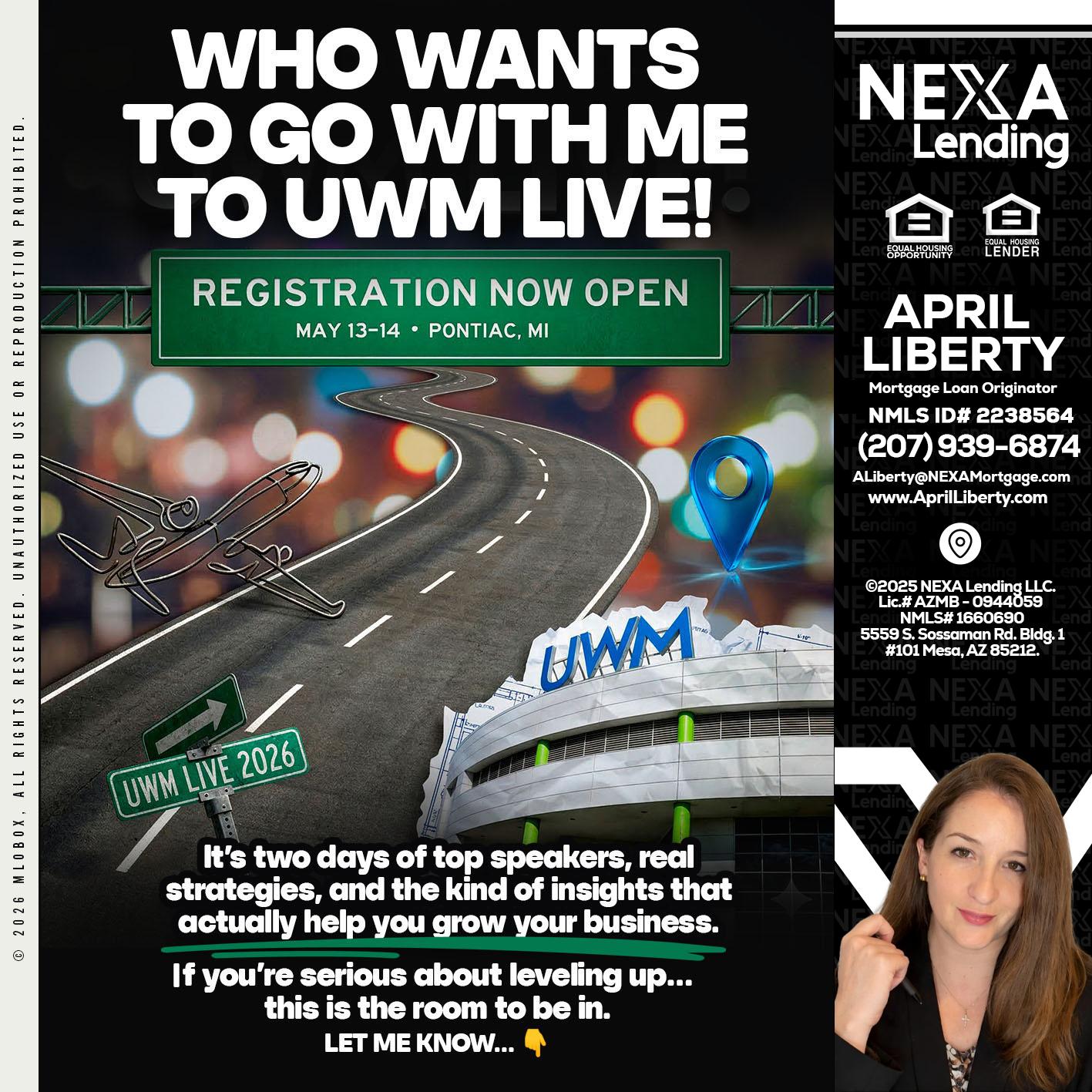 WHO WANTS - April Liberty -Mortgage Loan Originator