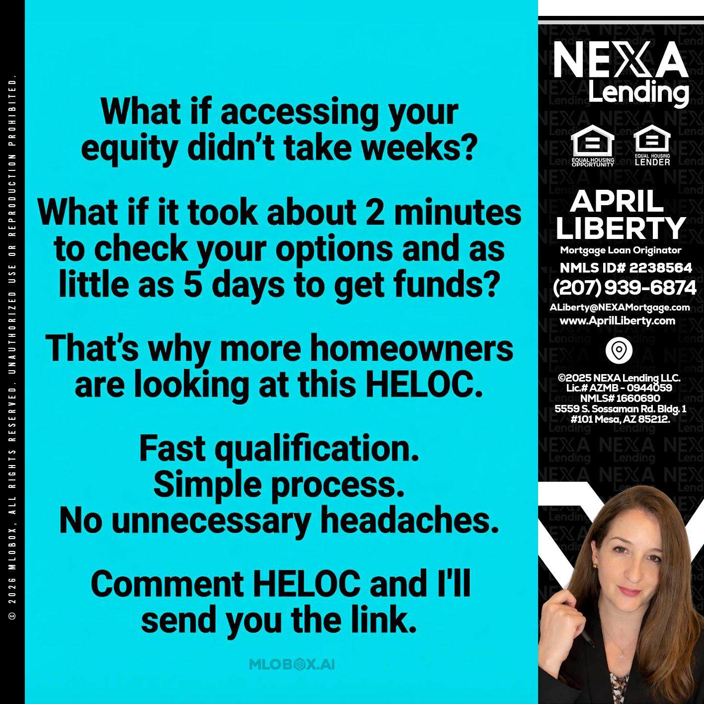 what if - April Liberty -Mortgage Loan Originator