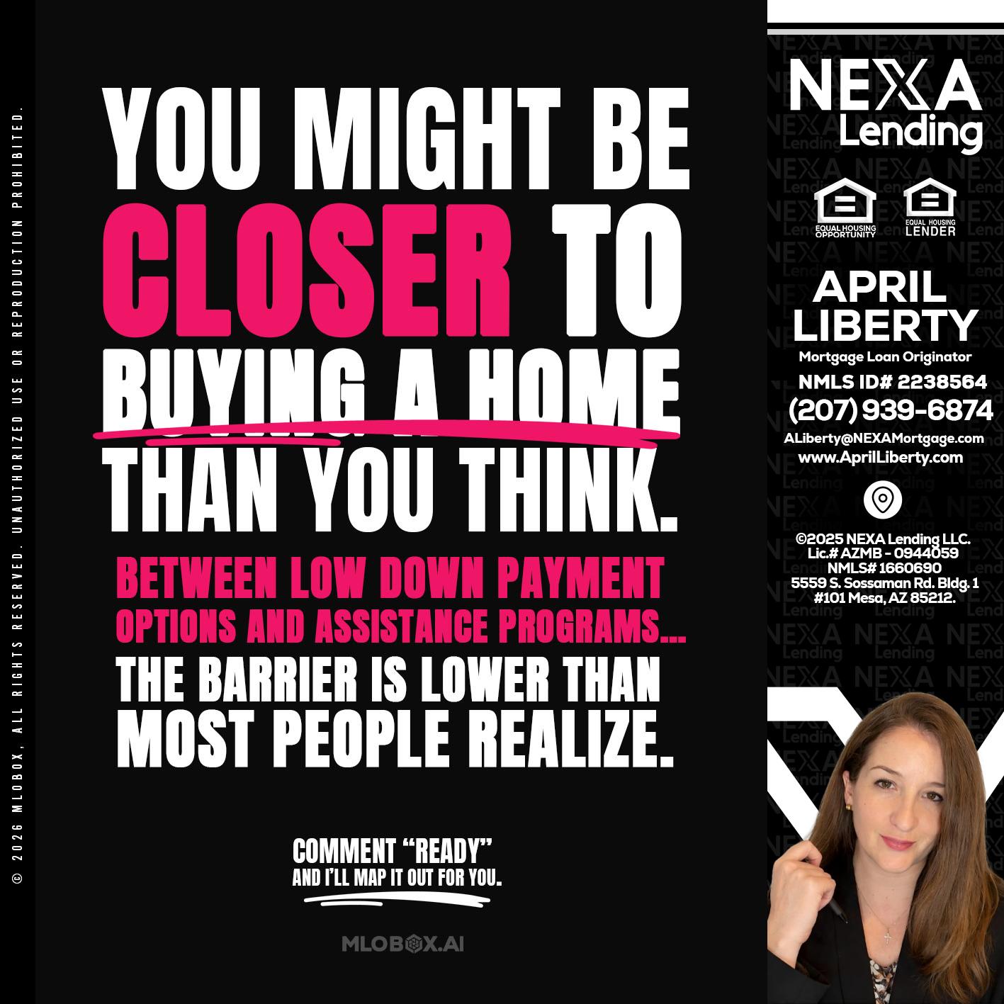 YOU MIGHT BE - April Liberty -Mortgage Loan Originator