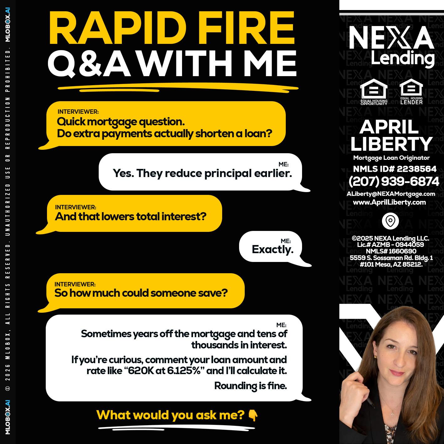 RAPID FIRE QA - April Liberty -Mortgage Loan Originator