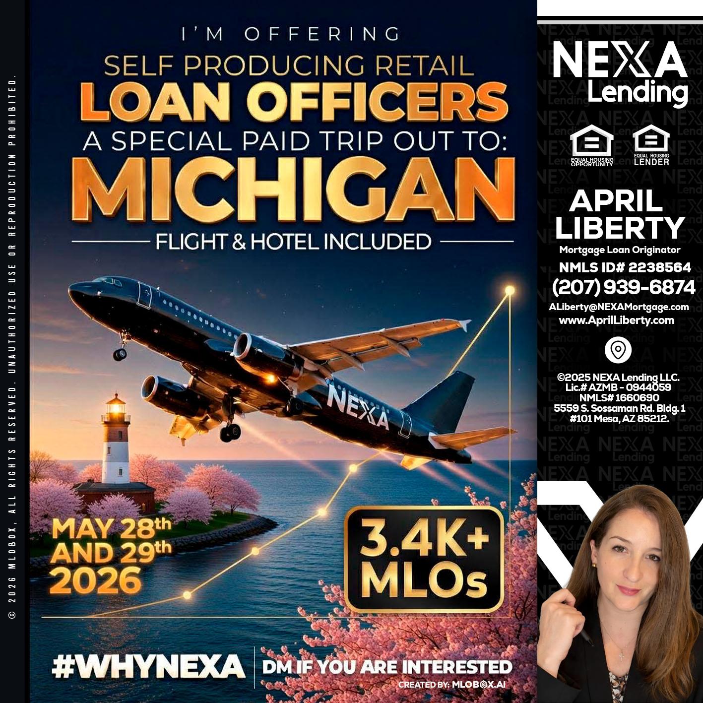 MICHIGAN TRIP - April Liberty -Mortgage Loan Originator