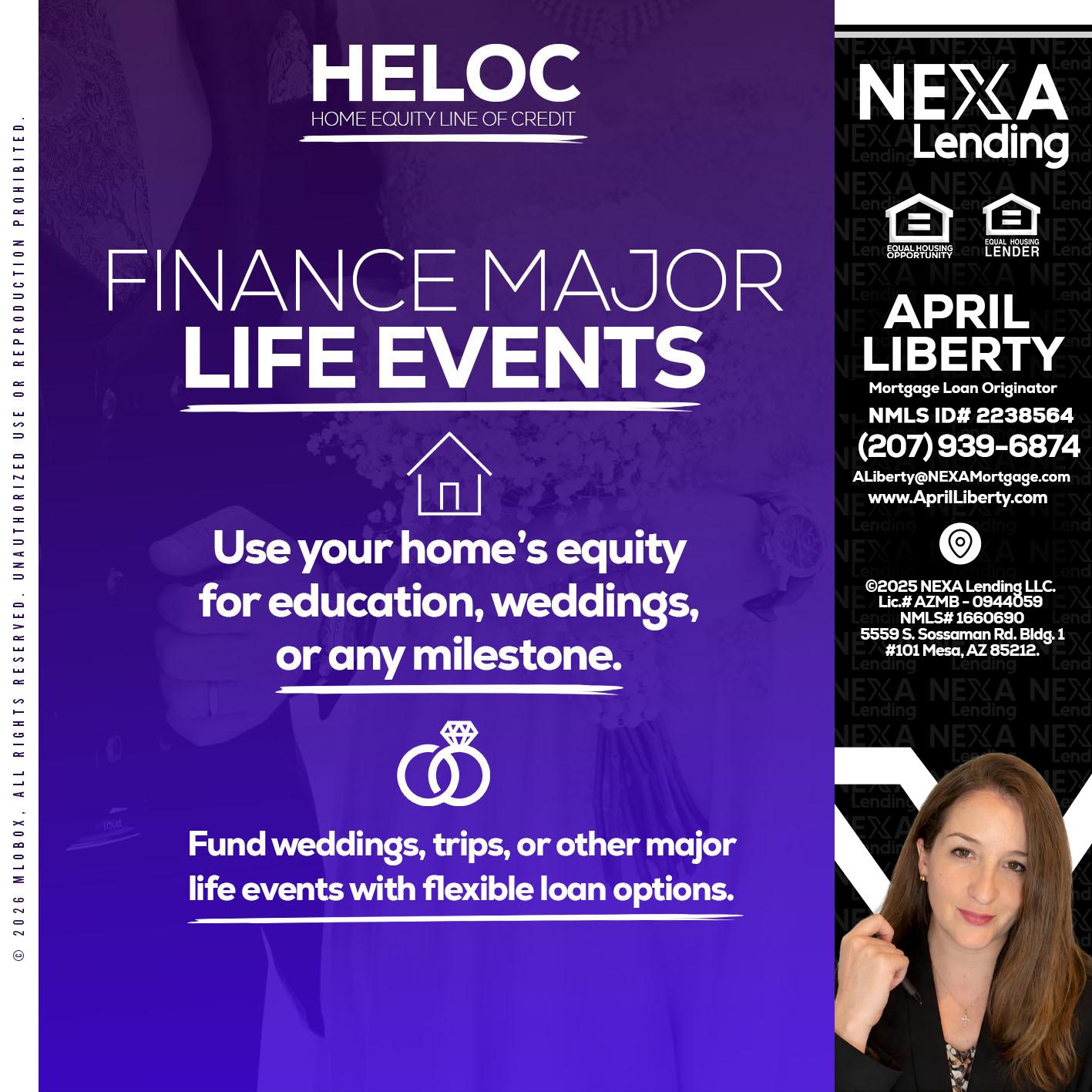 HELOC - April Liberty -Mortgage Loan Originator