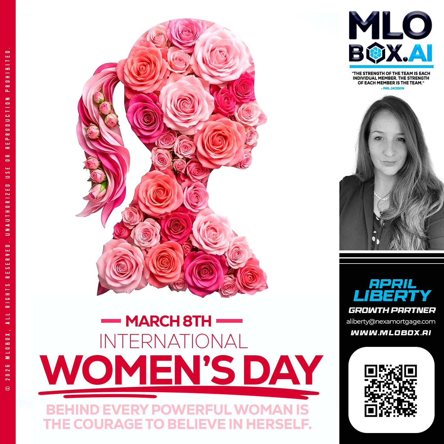 MARCH 8TH - April Liberty -Mortgage Loan Originator