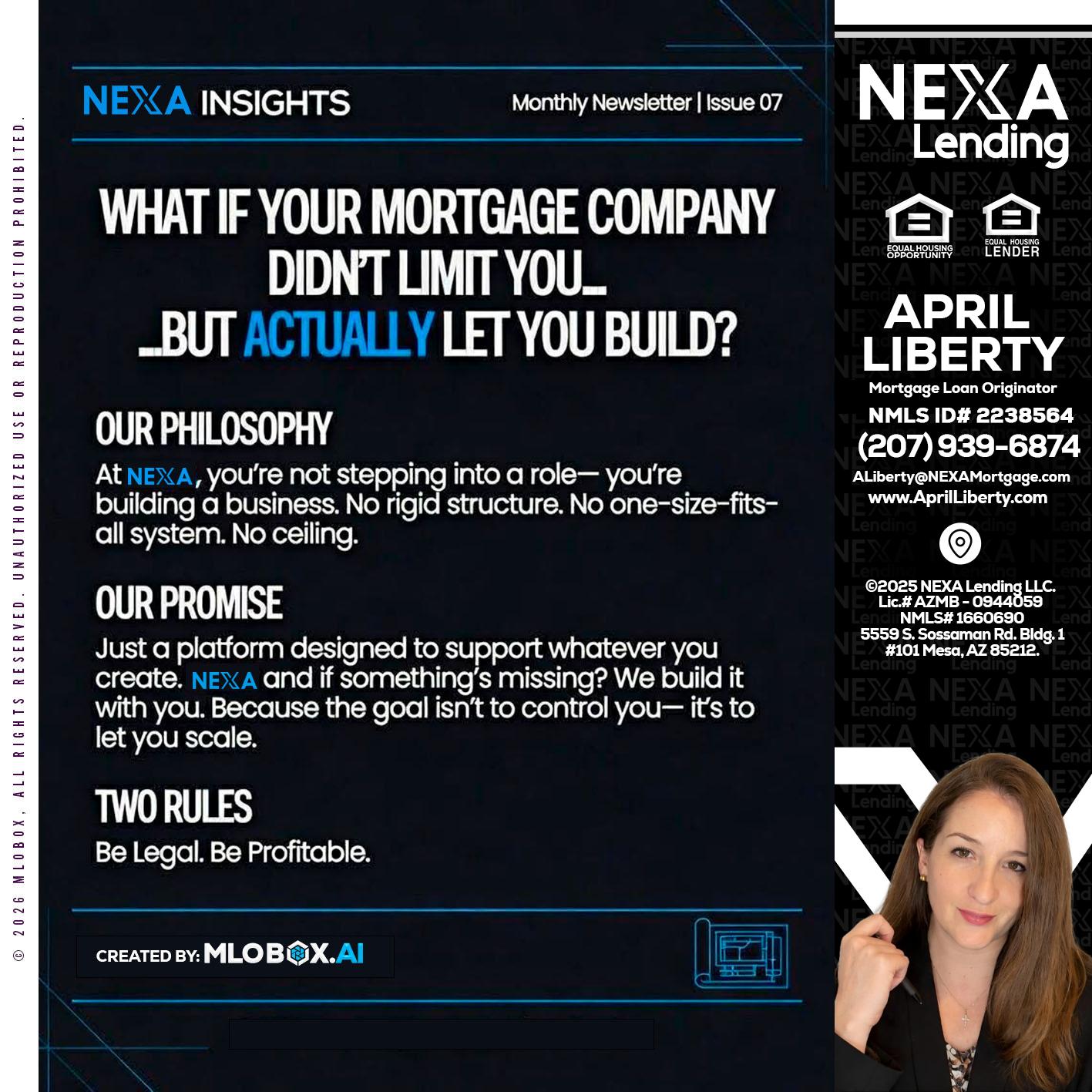 NEXA INSIGHTS - April Liberty -Mortgage Loan Originator