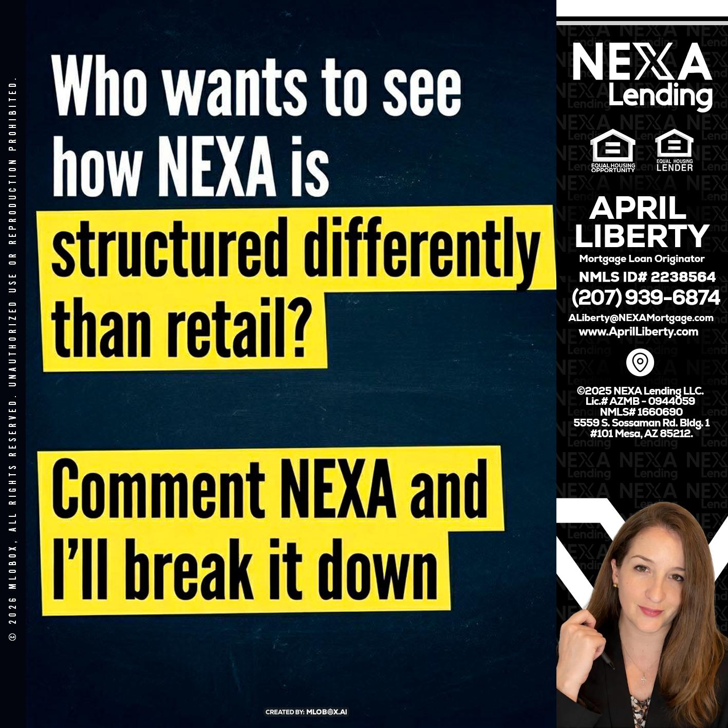 who want to see - April Liberty -Mortgage Loan Originator