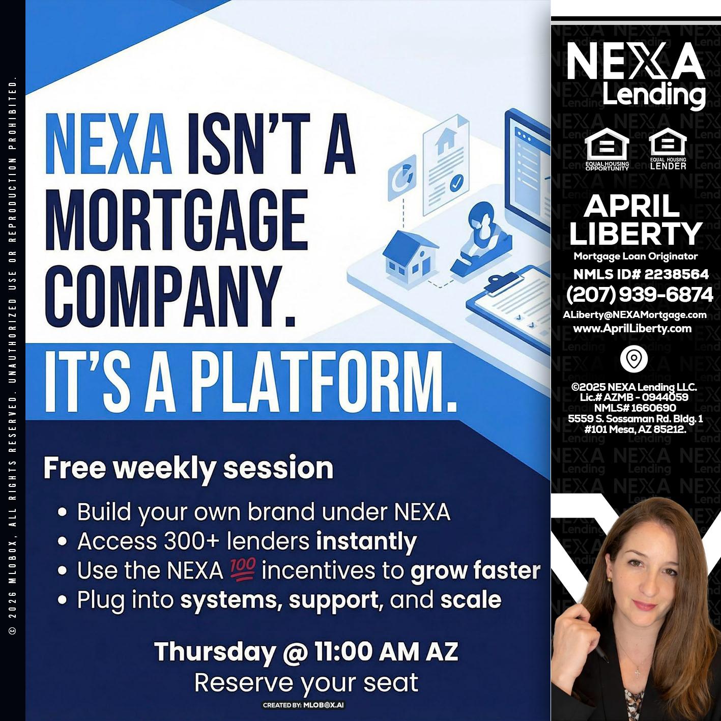 NEXA ISNT - April Liberty -Mortgage Loan Originator
