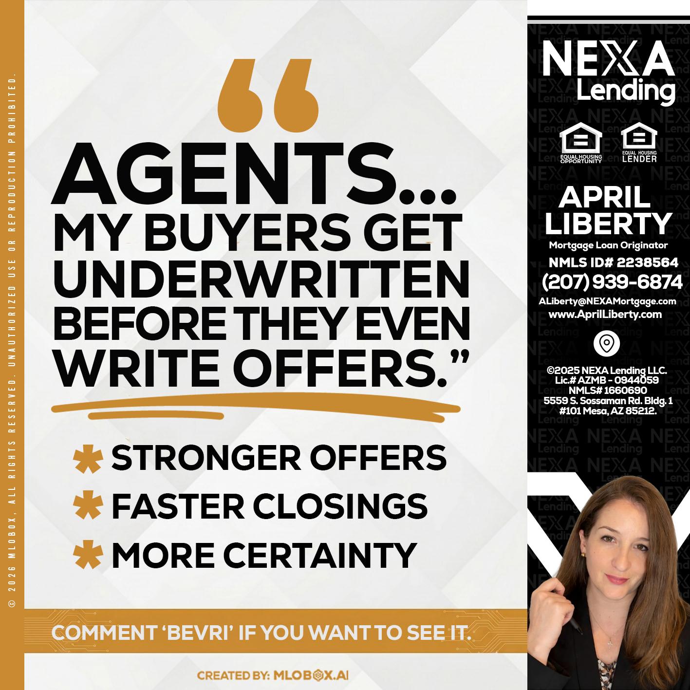 agents - April Liberty -Mortgage Loan Originator