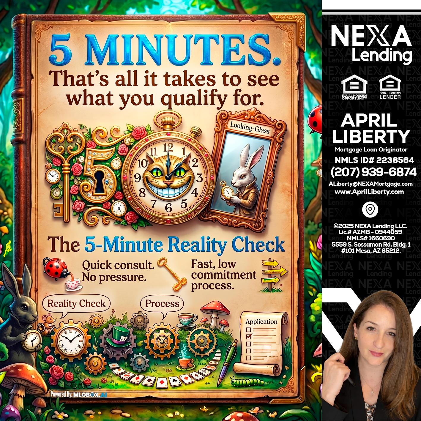 Reality Check! - April Liberty -Mortgage Loan Originator