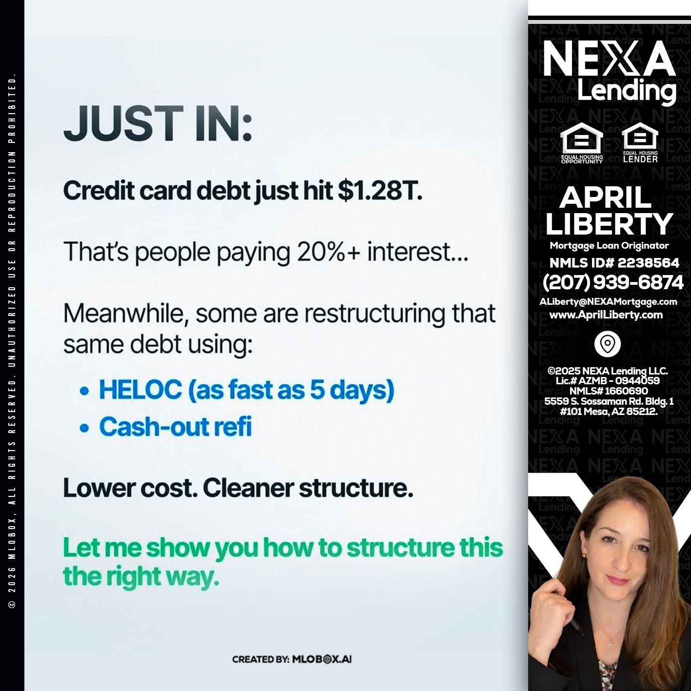 JUST IN - April Liberty -Mortgage Loan Originator