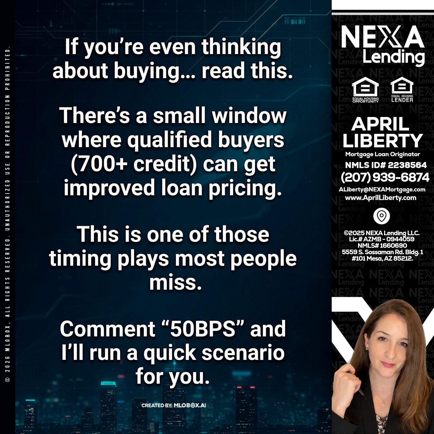 IF YOU EVER - April Liberty -Mortgage Loan Originator