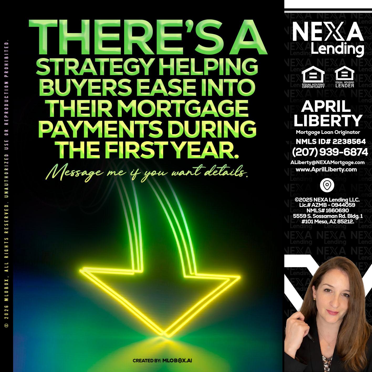 THERES A STATEGY - April Liberty -Mortgage Loan Originator