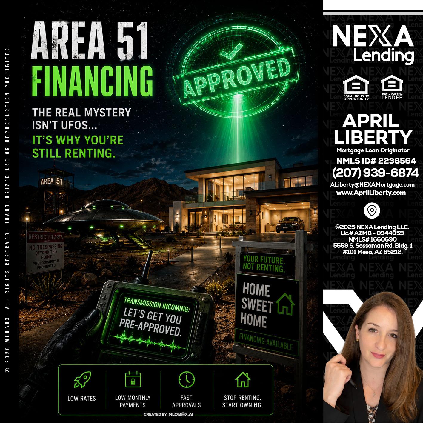 AREA 51 - April Liberty -Mortgage Loan Originator