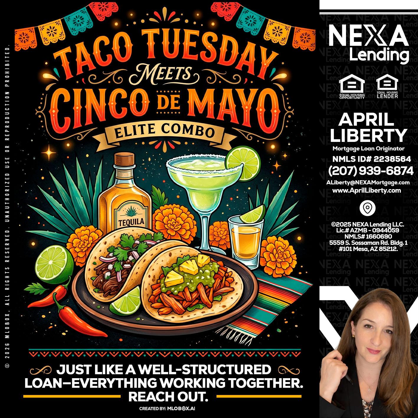 TACO TUESDAY - April Liberty -Mortgage Loan Originator
