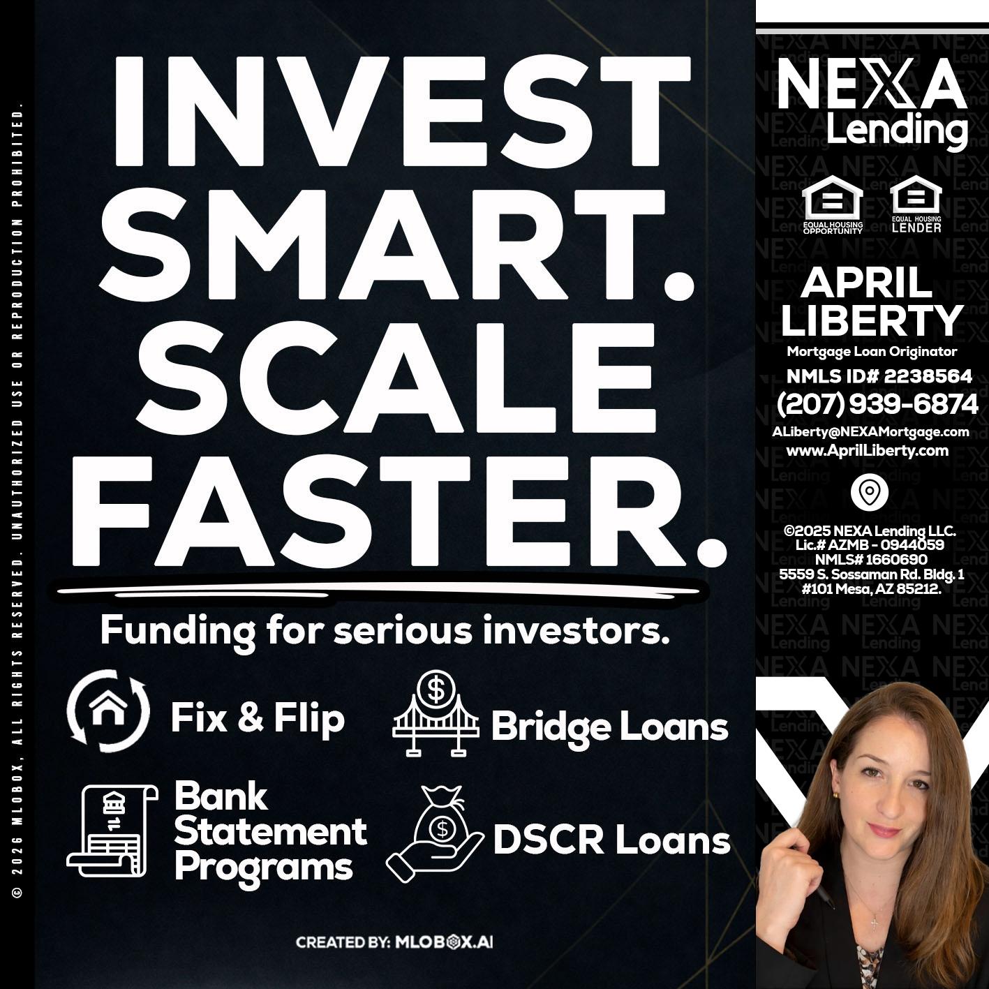 INVEST SMART - April Liberty -Mortgage Loan Originator