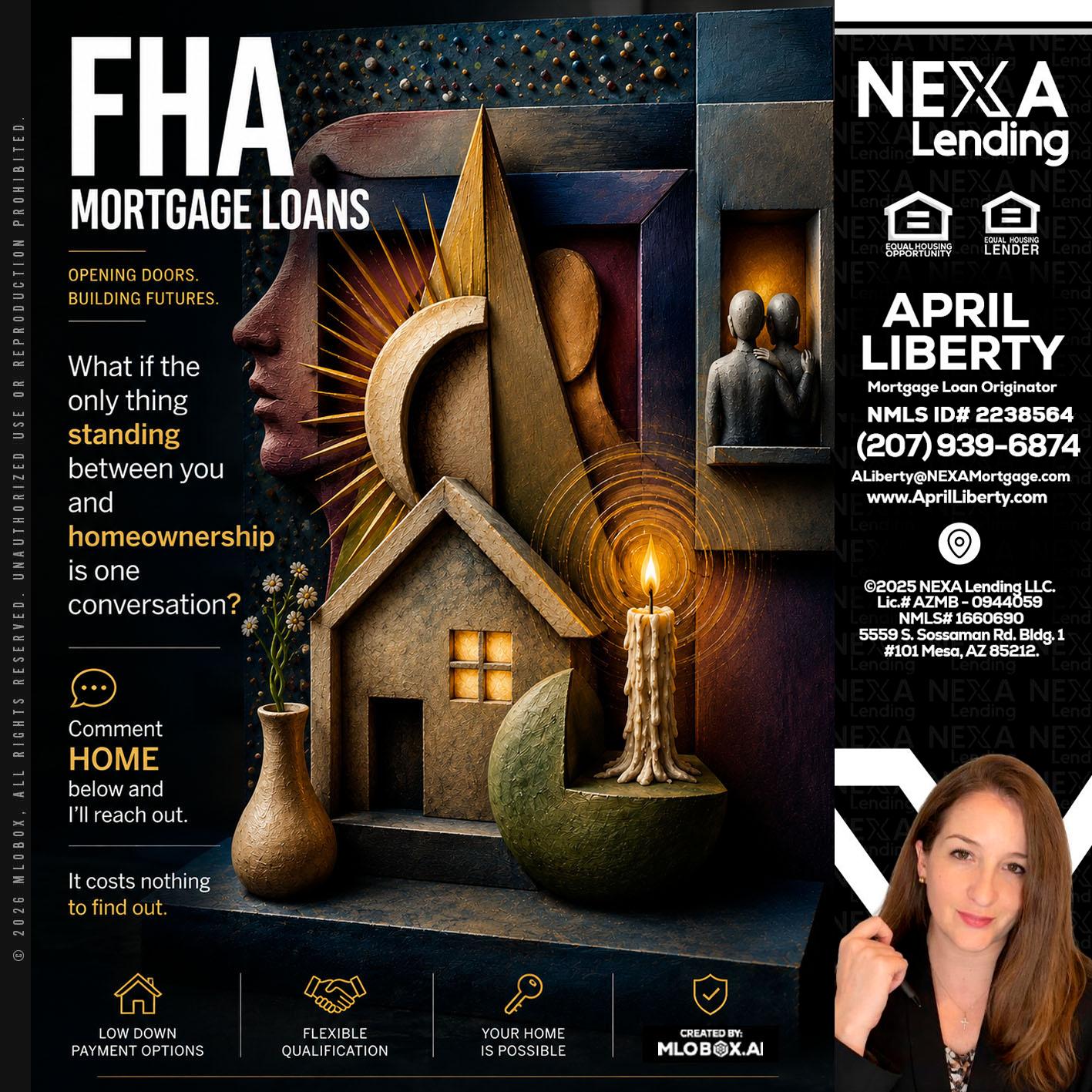 FHA - April Liberty -Mortgage Loan Originator