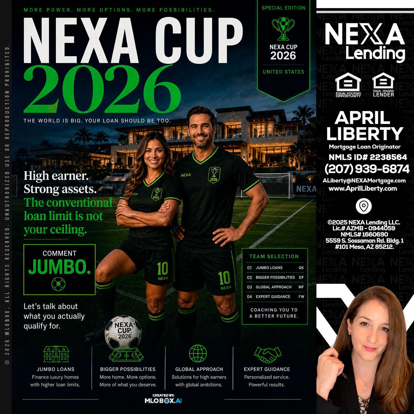 NEXA CUP 2026 - April Liberty -Mortgage Loan Originator