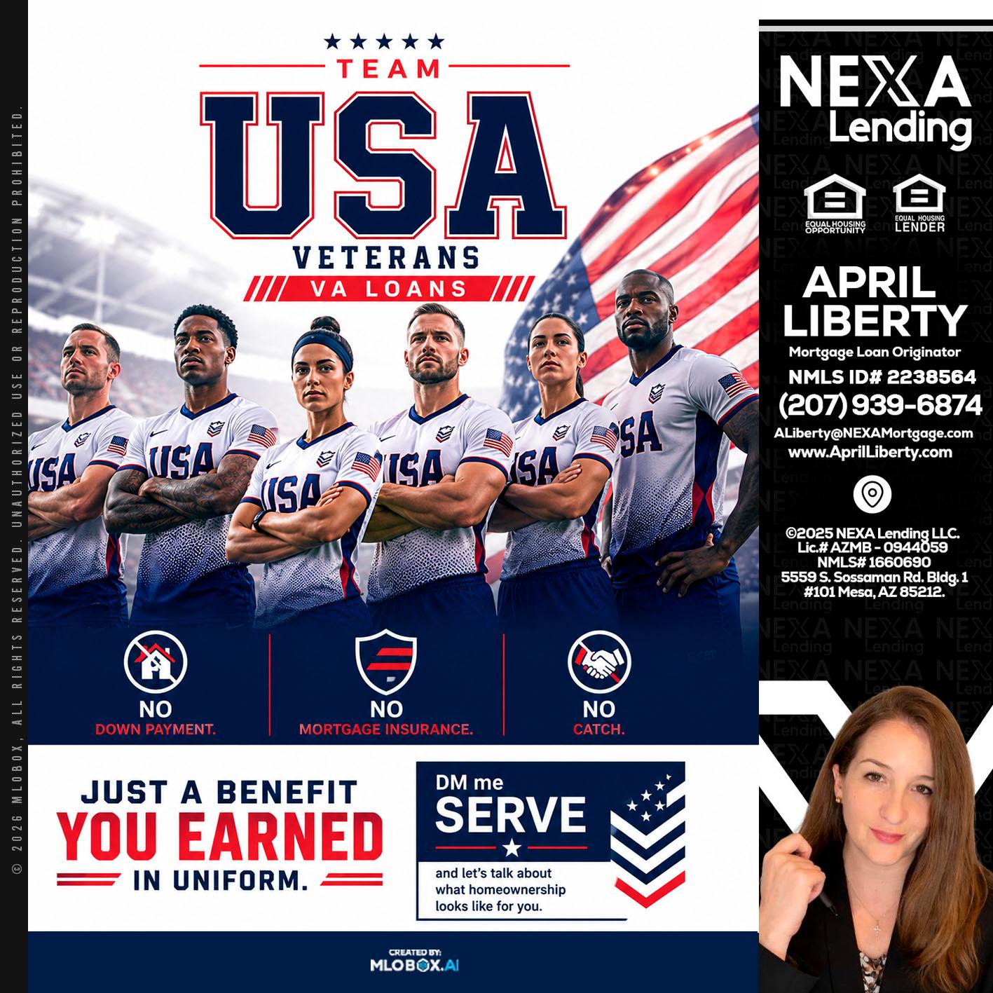 USA TEAM - April Liberty -Mortgage Loan Originator