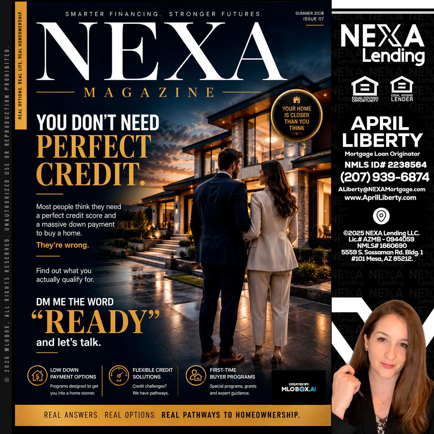 NEXA MAGAZINE - April Liberty -Mortgage Loan Originator