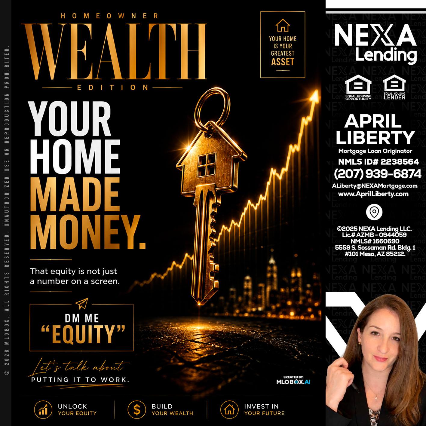YOUR HOME MADE - April Liberty -Mortgage Loan Originator