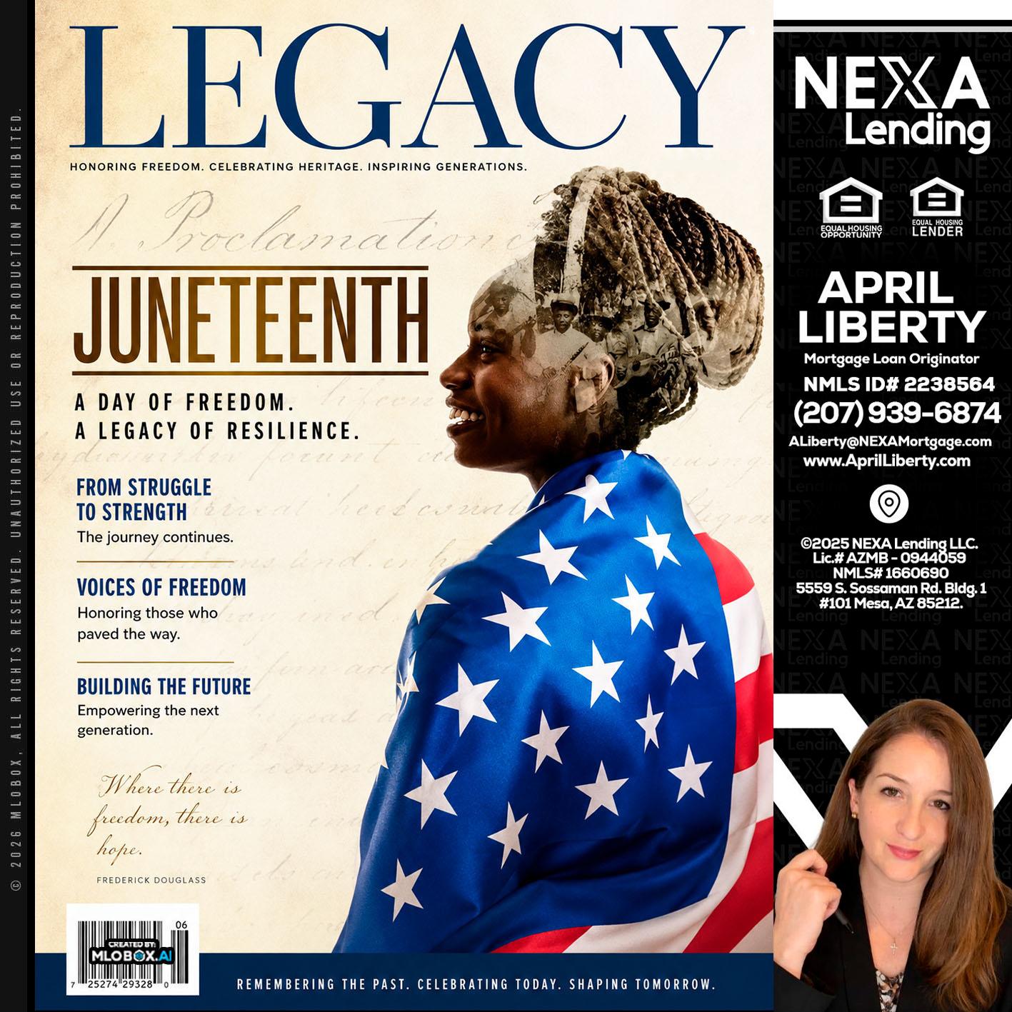 LEGACY - April Liberty -Mortgage Loan Originator