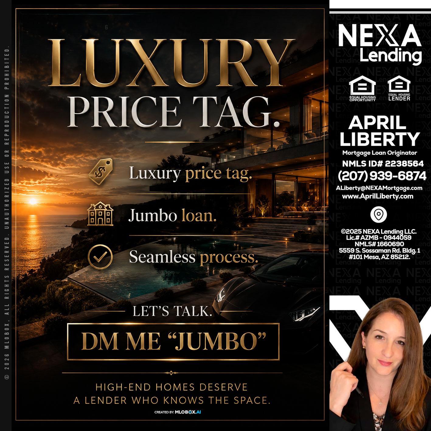 LUXURY PRICE - April Liberty -Mortgage Loan Originator