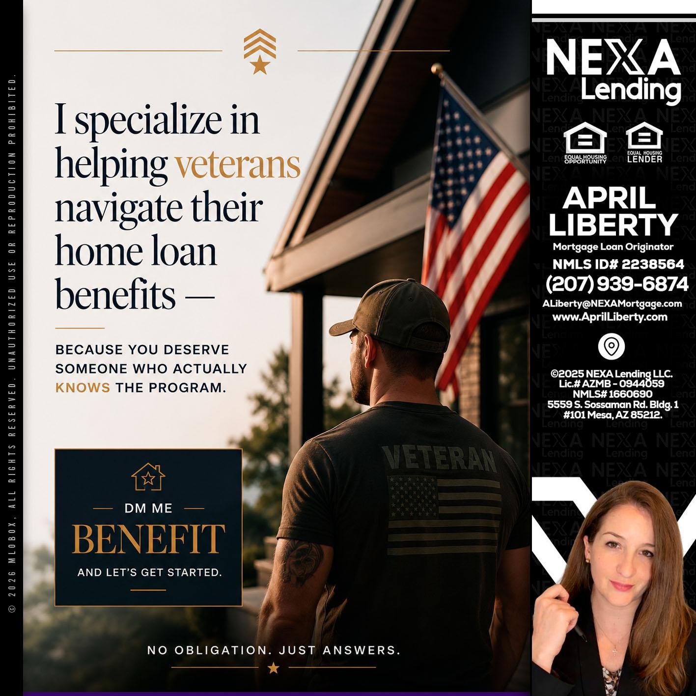 I SPECIALIZE - April Liberty -Mortgage Loan Originator