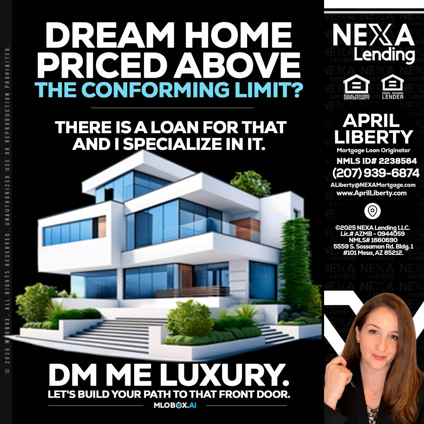 DREAM HOME - April Liberty -Mortgage Loan Originator