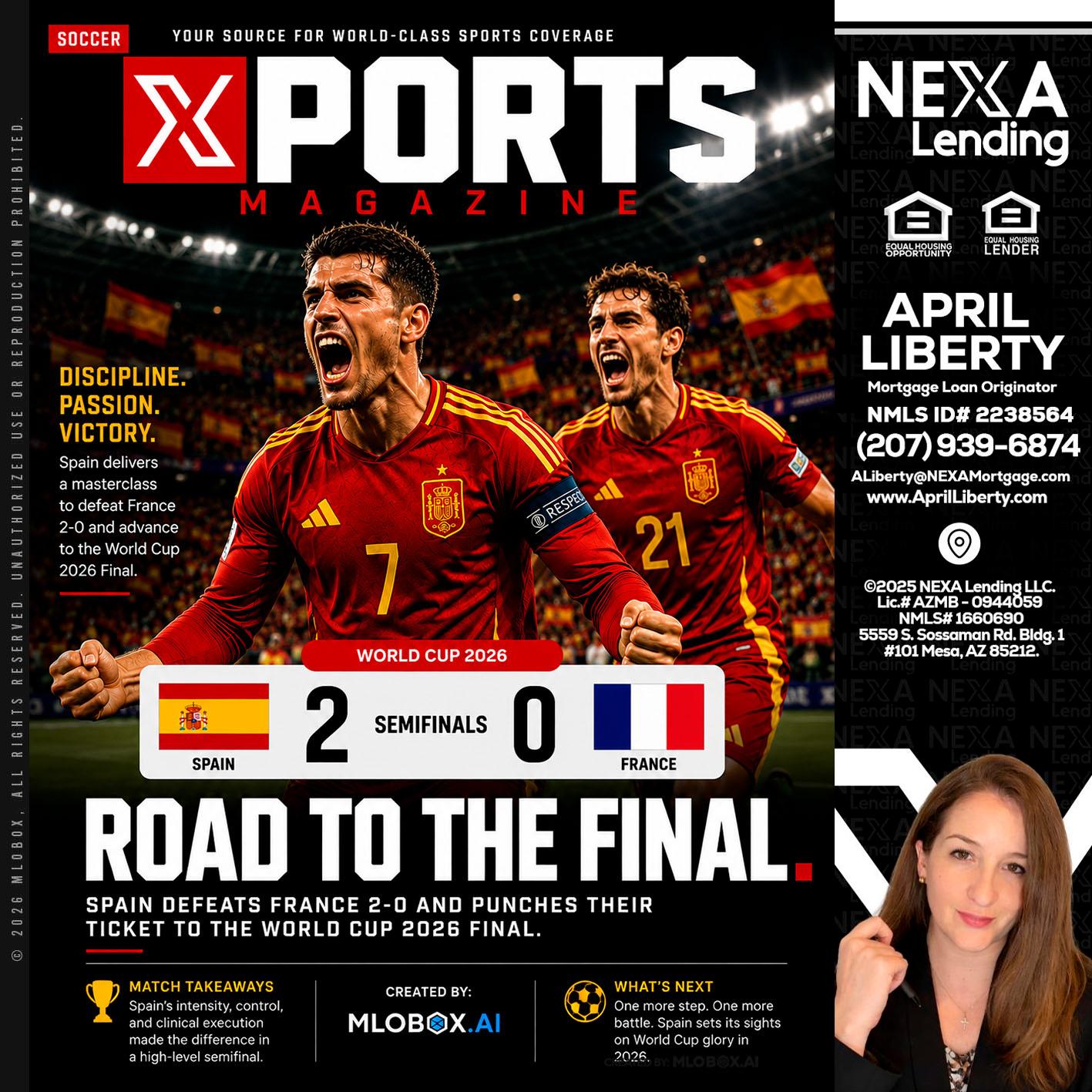 XPORTS WORLD CUP 2026 - April Liberty -Mortgage Loan Originator