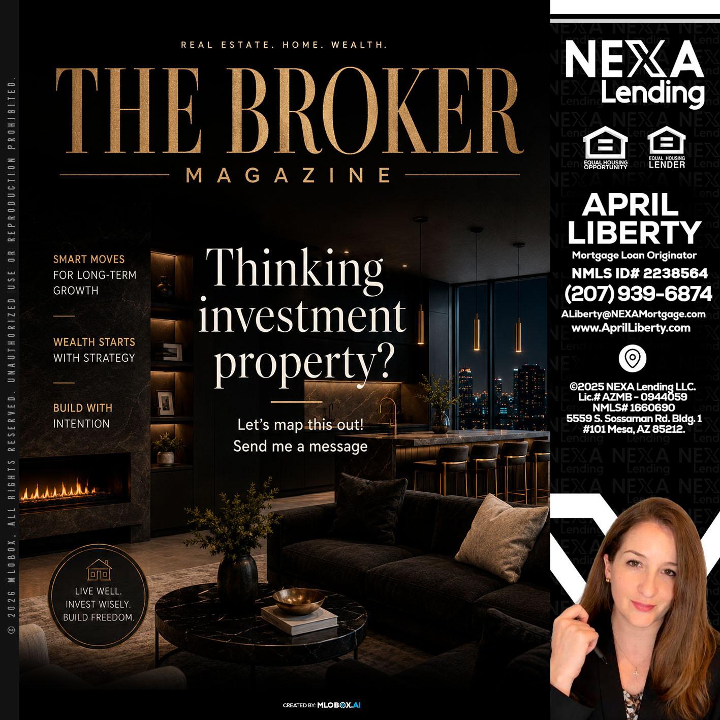 THE BROKER - April Liberty -Mortgage Loan Originator
