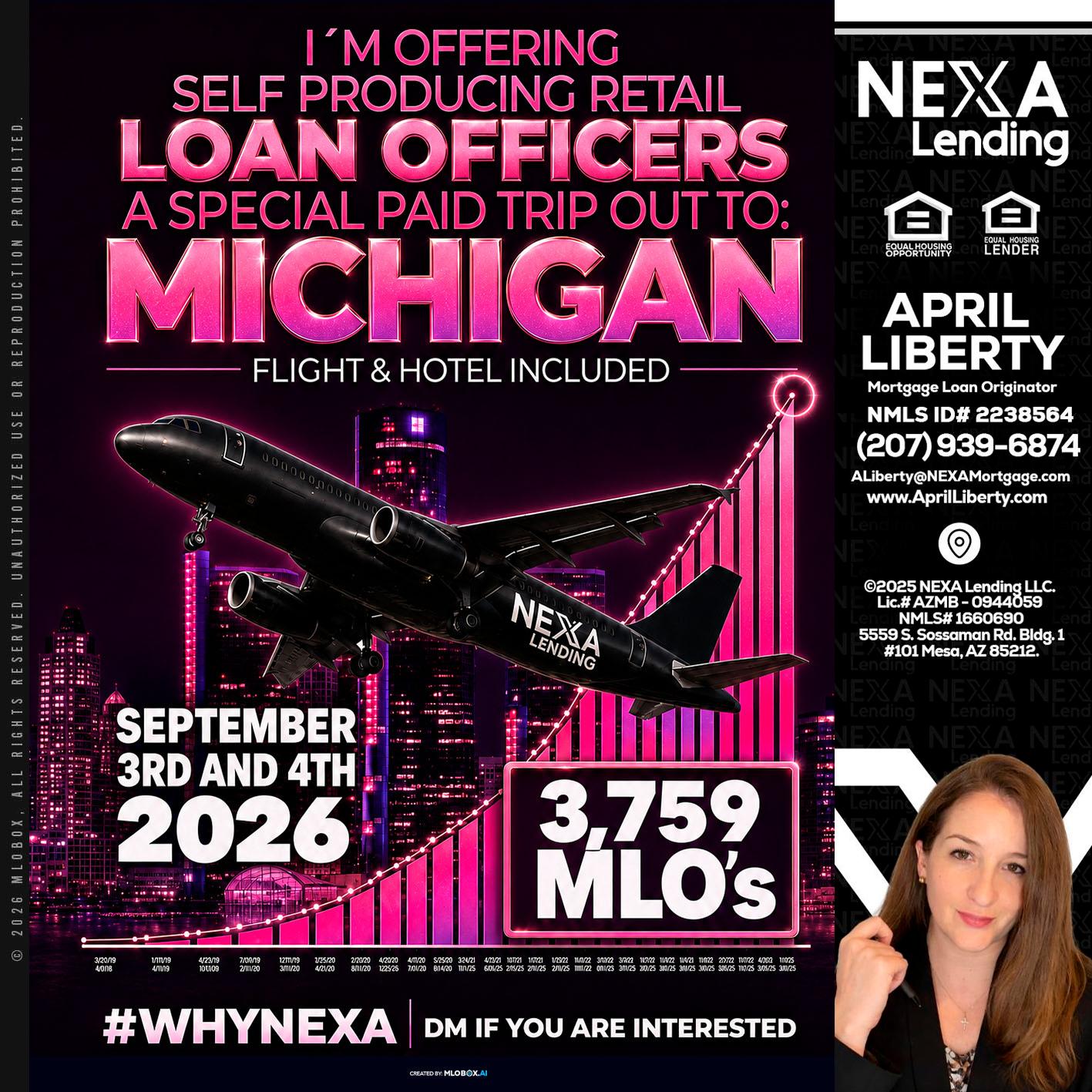MICHIGAN TRIP - April Liberty -Mortgage Loan Originator